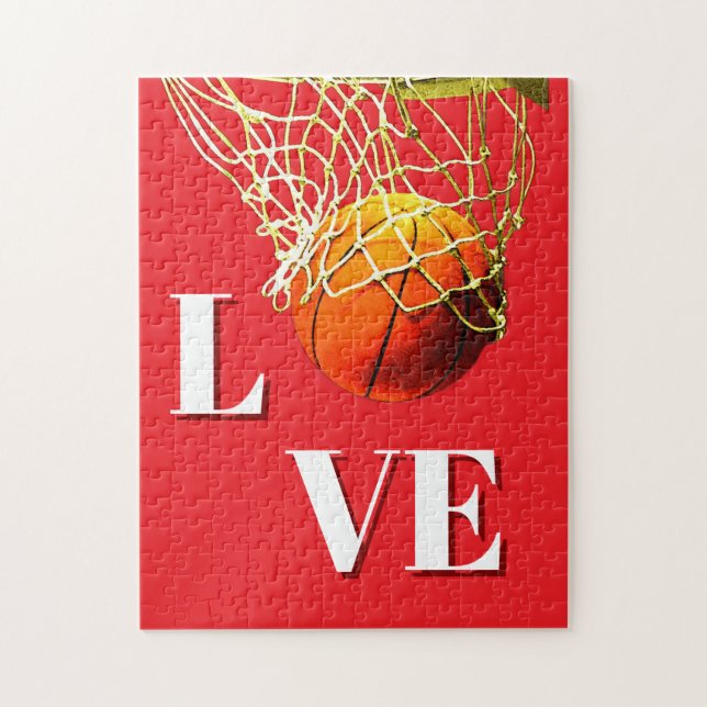 Puzzle Basketball I Love (Vertical)