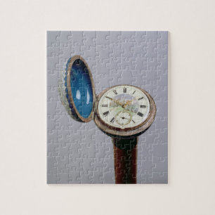 Puzzle Bastón del artilugio del reloj (esmalte del