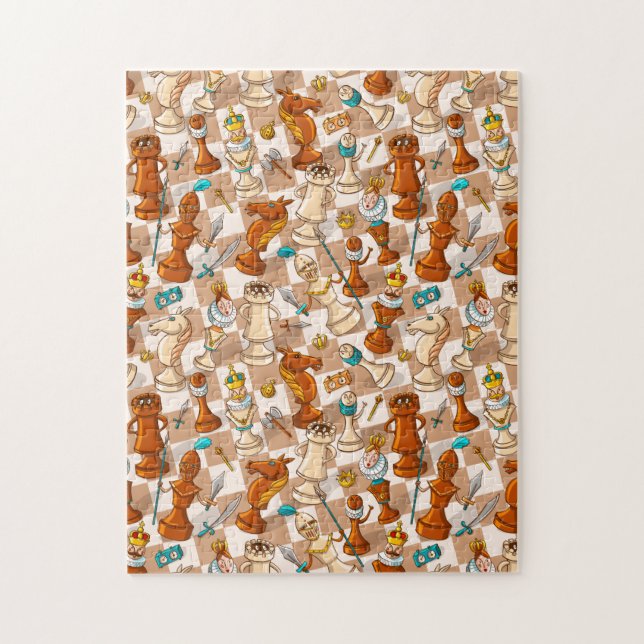 Puzzle Batalla de ajedrez (Vertical)