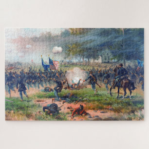 Puzzle Batalla de Antietam Thure de Thulstrup 1887 Restau