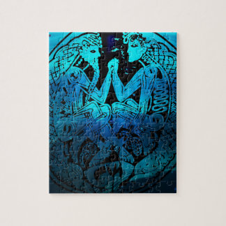 Puzzle Batalla de bueno contra mal