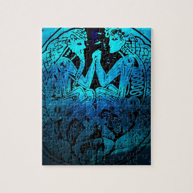 Puzzle Batalla de bueno contra mal (Vertical)