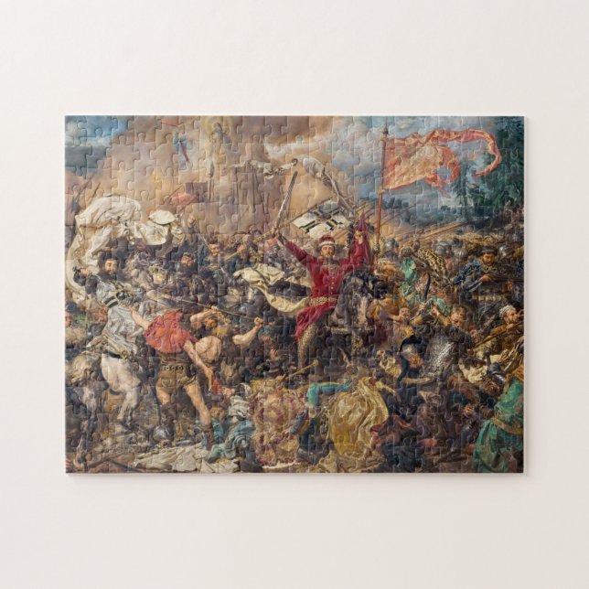 Puzzle Batalla de Grunwald (Escena Militar Medieval) (Gue (Horizontal)