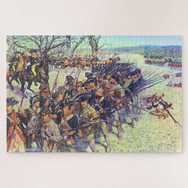 Puzzle Batalla de Guilford Courthouse Charles McBarron (Horizontal)