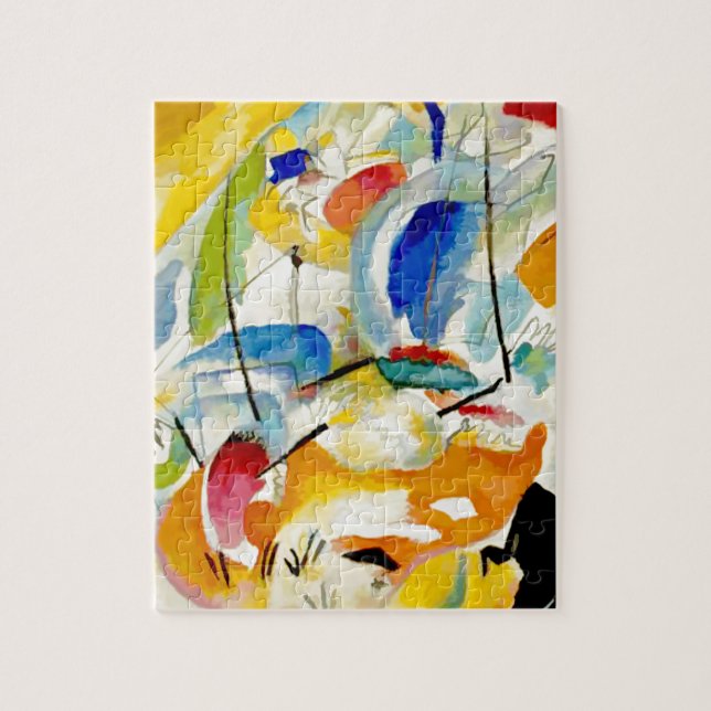 Puzzle Batalla del mar de Kandinsky 1913 (Vertical)