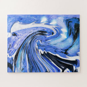 Puzzle Batalla del mar y arte de las rocas