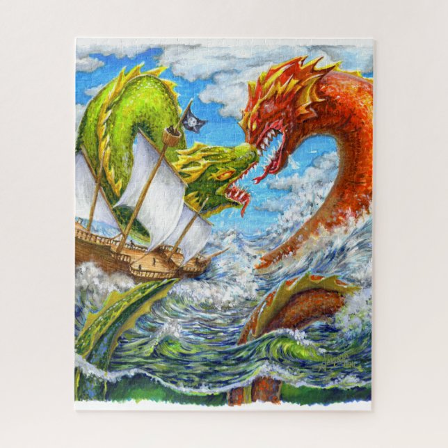 Puzzle Batalla en el mar (Vertical)