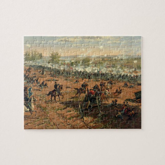 Puzzle Batalla Gettysburg Hancock en Gettysbug Thulstrup (Horizontal)