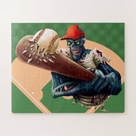 Puzzle Bateador de béisbol zombie de Halloween Deportes d