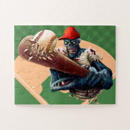 Puzzle Bateador de béisbol zombie de Halloween Deportes d