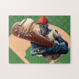 Puzzle Bateador de béisbol zombie de Halloween Deportes d