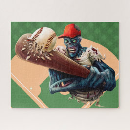 Puzzle Bateador de béisbol zombie de Halloween Deportes d