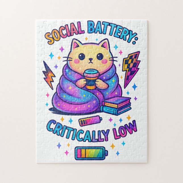 Puzzle Batería social críticamente... (Vertical)