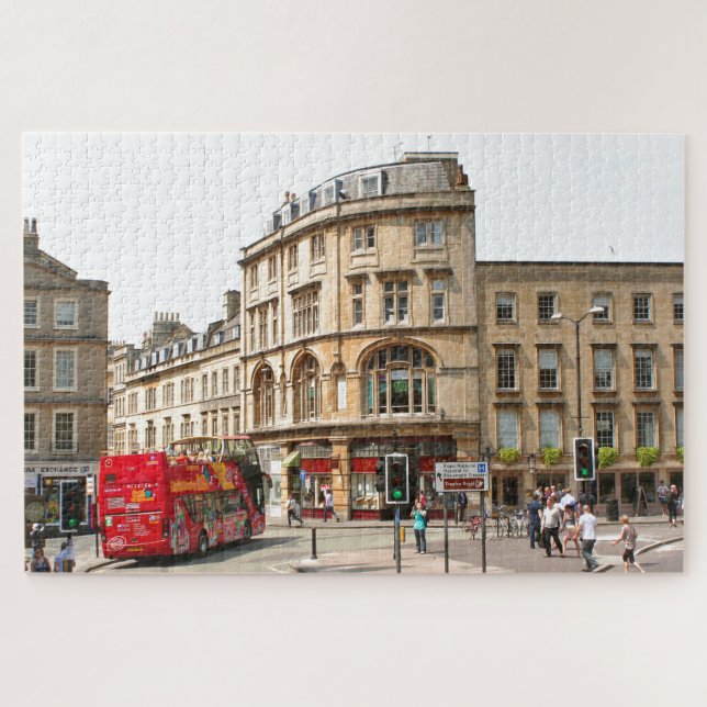 Puzzle Bath city and Tour Bus, Inglaterra (Horizontal)