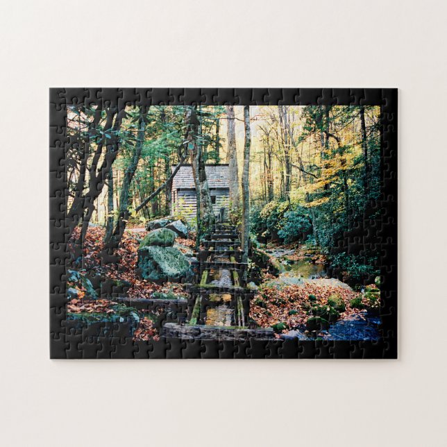 Puzzle Bathed Mill in Sunshine (Horizontal)