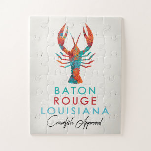 Puzzle Baton Rouge Louisiana Crawfish Bright