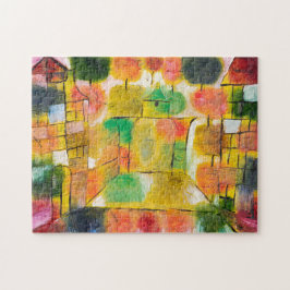 Puzzle Baum und Architektur-Rhythmen - Paul Klee -