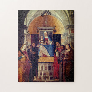 Puzzle Bautismo de iglesia Arte medieval vintage