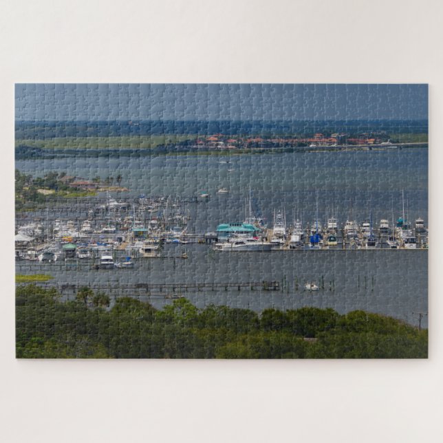 Puzzle Bay Marina Boats Sailboat Costa de Yates (Horizontal)