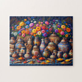 Puzzle "Bazar de las especias florales"