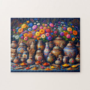 Puzzle "Bazar de las especias florales"