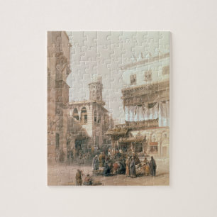 Puzzle Bazar de los caldereros, El Cairo, de "Egipto y