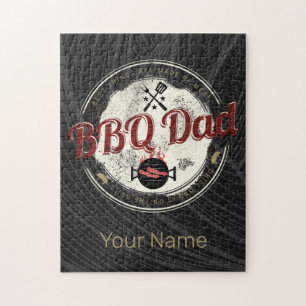 Puzzle BBQ Dad Vintage Grill o Barbacoa para el Día del P
