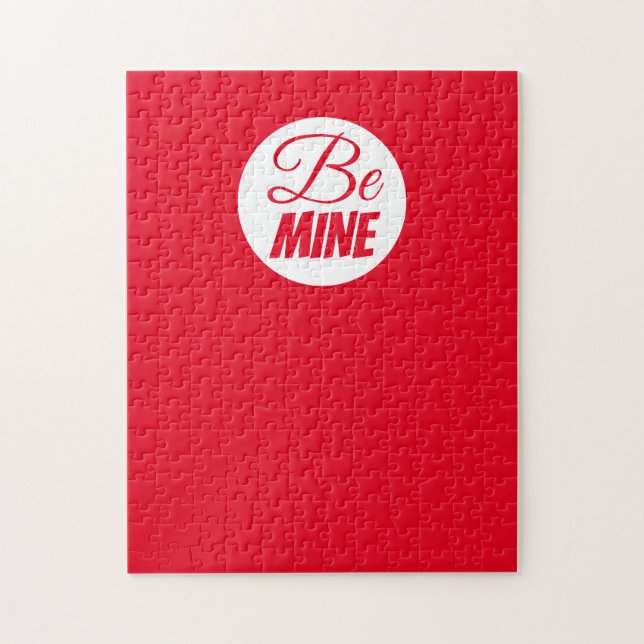 Puzzle Be Mine Valentine Red Frustrante (Vertical)