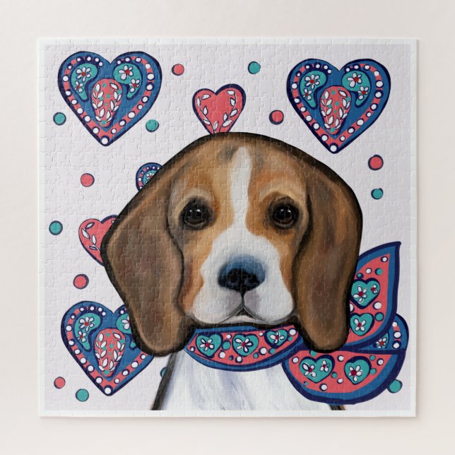 Puzzle Beagle      (Vertical)