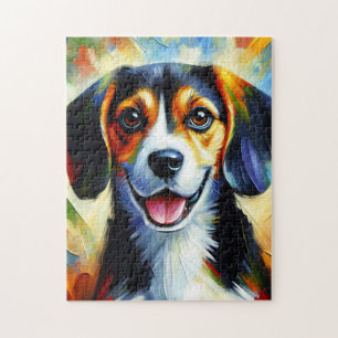 Puzzle Beagle Dog Acrylic Print Dog Lover Gift