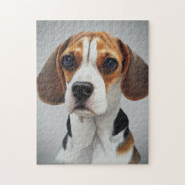 Puzzle Beagle Portrait Gouache Bella Artes
