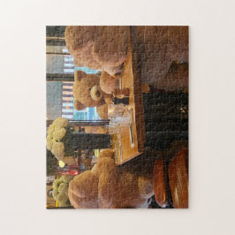 Puzzle Bear Cafe Puzzle, 11" x 14", 252 pieces