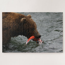Puzzle Bear closet, Brooks Falls Alaska