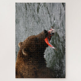 Puzzle Bear closet, Brooks Falls Alaska