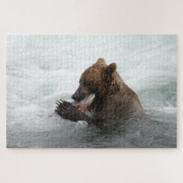 Puzzle Bear closet, Brooks Falls Alaska