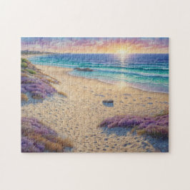Puzzle Beautiful Beach Waves and Shore Art