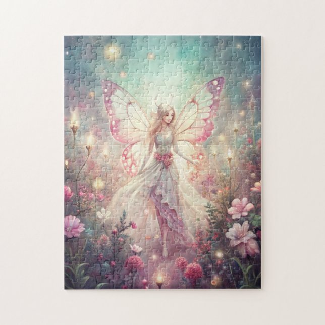 Puzzle Beautiful Fairy in Garden (Vertical)