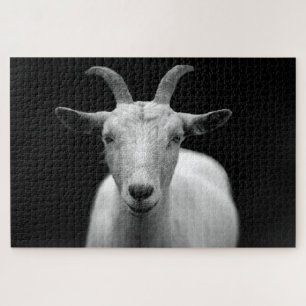 Puzzle Beautiful goat portrait