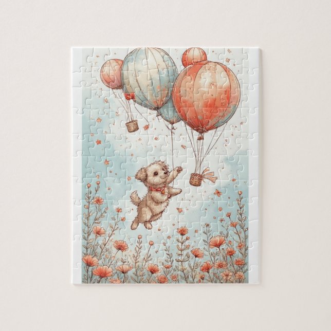 Puzzle Beautiful Puppy  (Vertical)