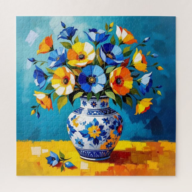 Puzzle Beautiful Vase of Flowers  (Vertical)