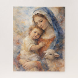 Puzzle Beauty of Motherhood Faith Gentle Devotion Peacful
