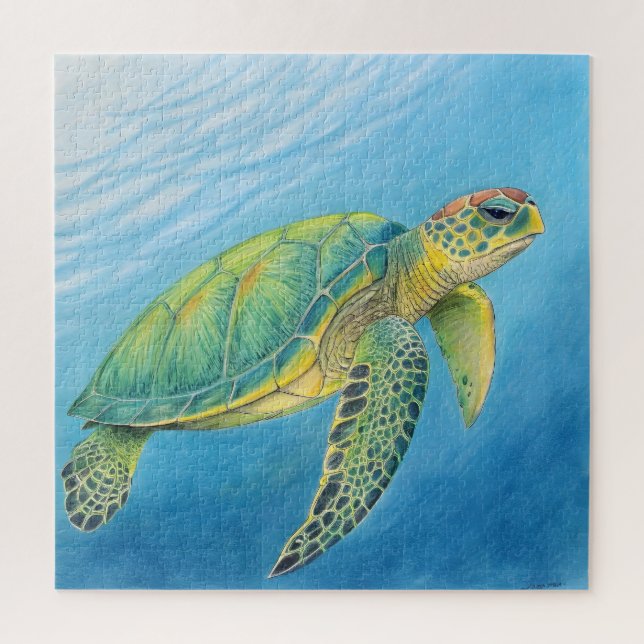 Puzzle Beauty of the turtle (Vertical)