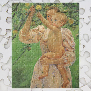 Puzzle Bebé alcanzando una manzana de Mary Cassatt