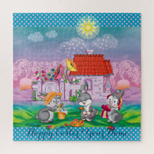 Puzzle Bebé conejo pequeño