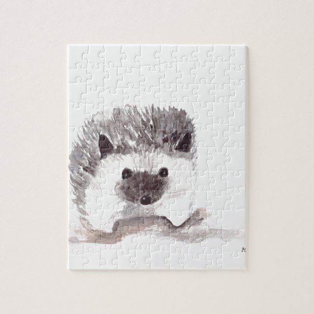 Puzzle bebé hedgehog (Vertical)