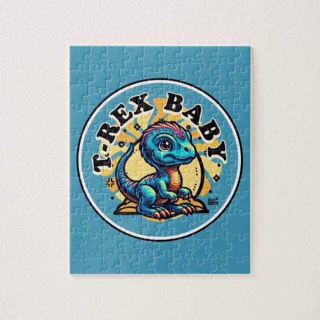 Puzzle Bebé T-Rex (Vertical)
