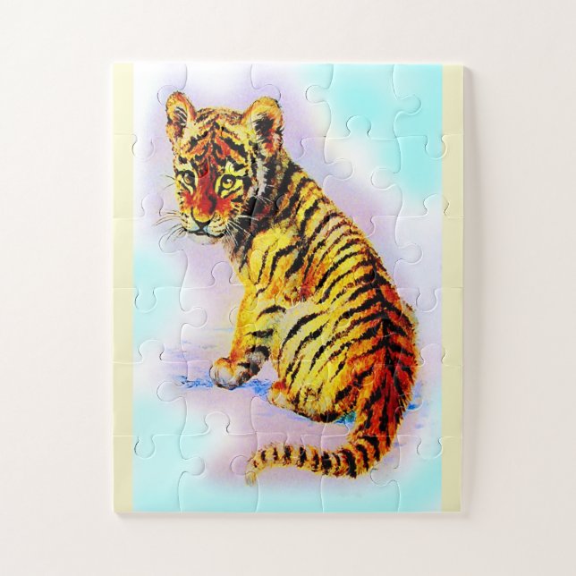 Puzzle Bebé tigre (Vertical)