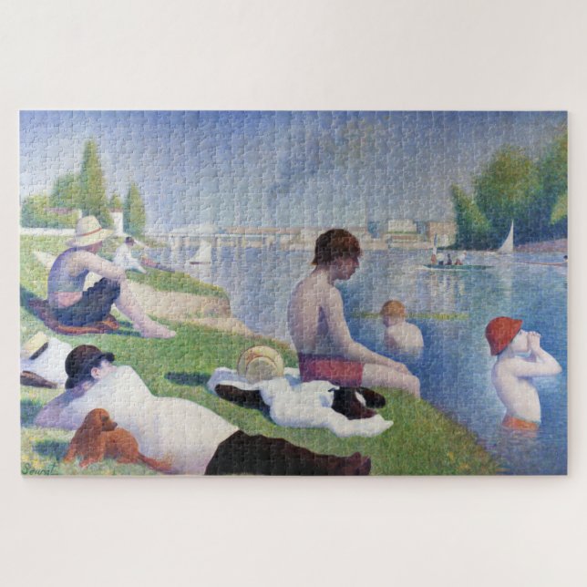 Puzzle Bebés en Asnieres, Seurat (Horizontal)