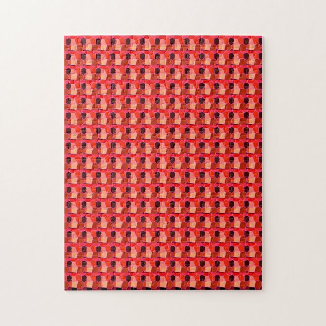 Puzzle Bee Hive Red (Vertical)