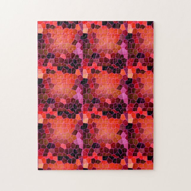 Puzzle Bee Hive Red (Vertical)